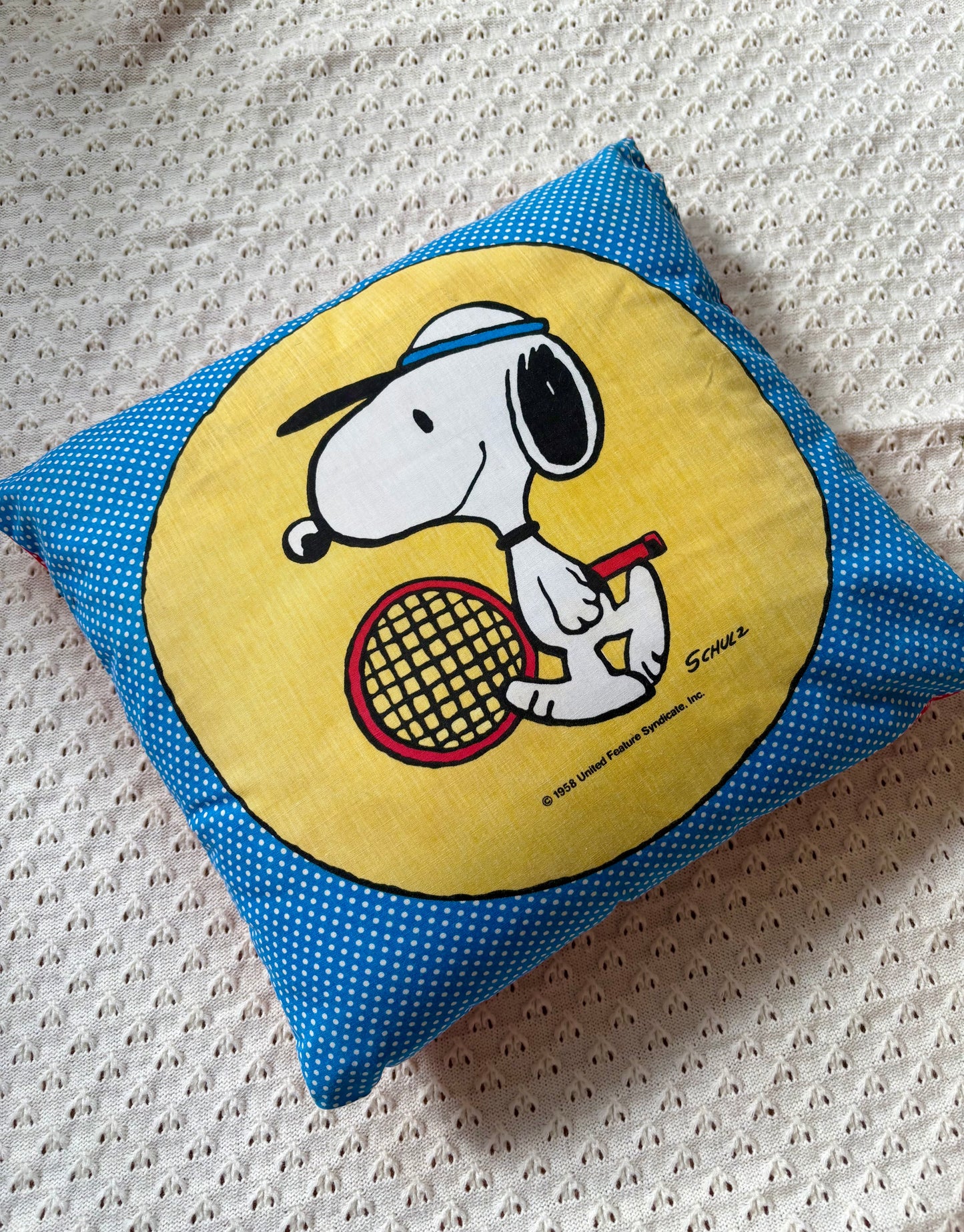 Sporty Snoopy Cushion