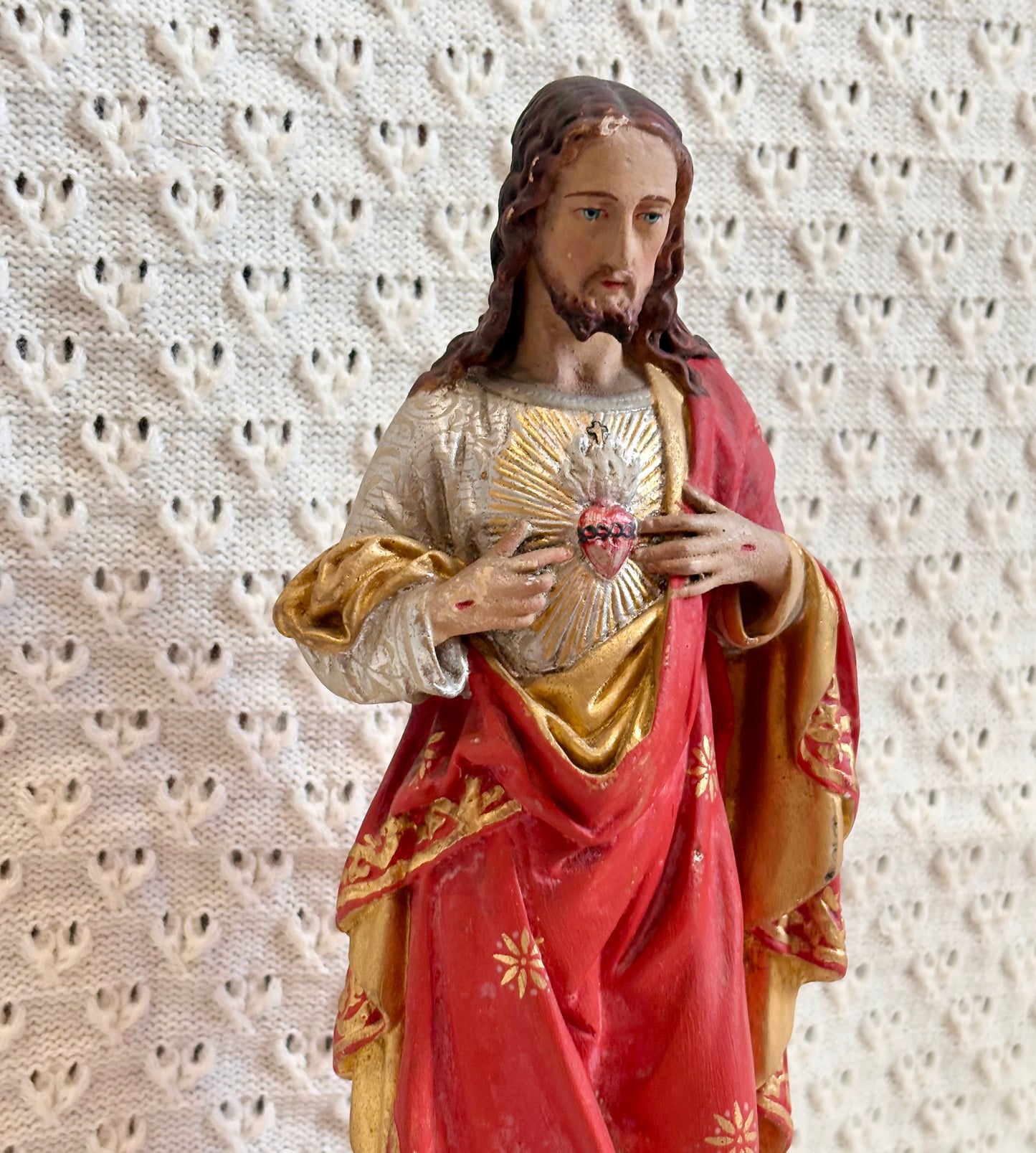 Vintage Jesus Statue