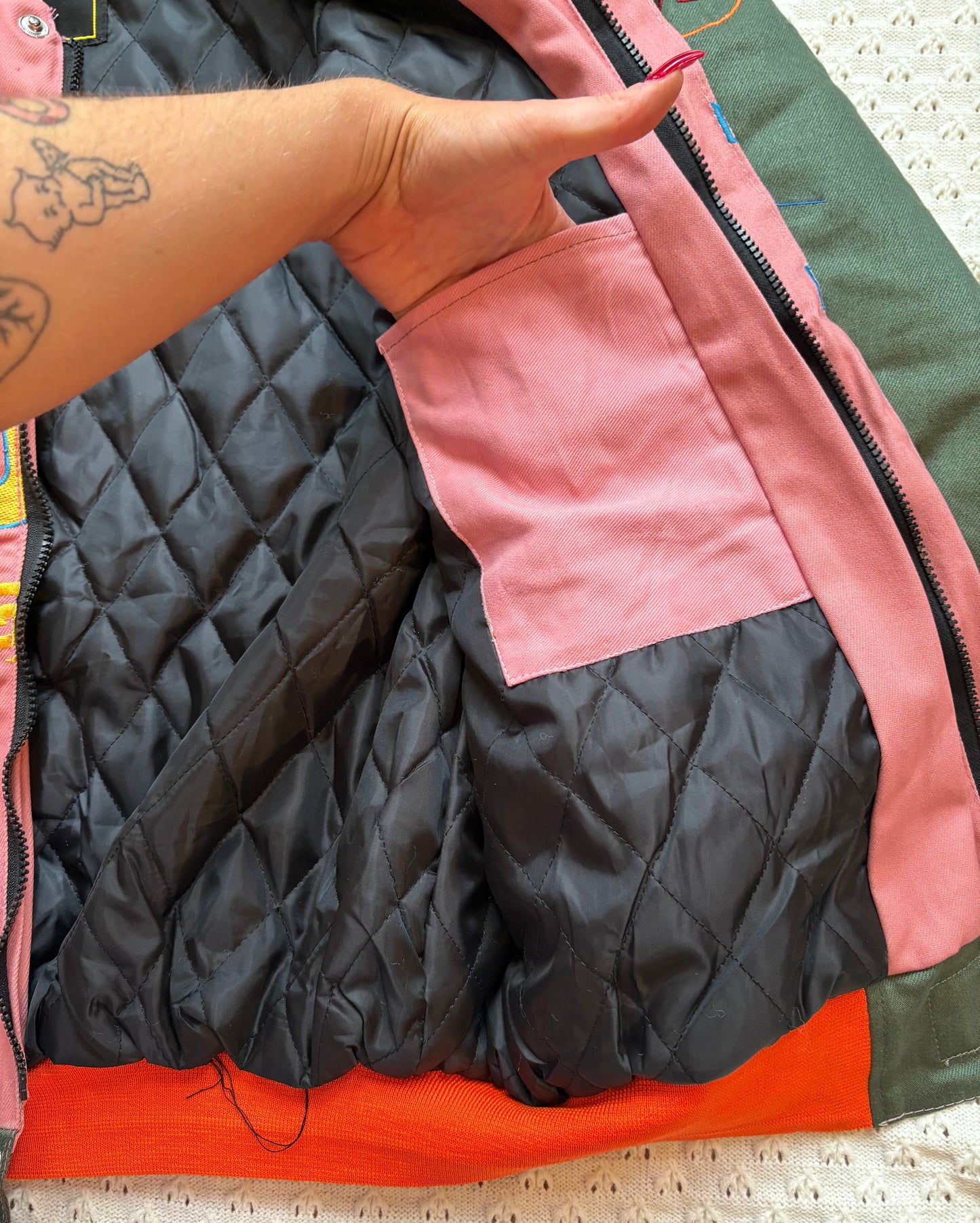 Reworked Donald Duck NASCAR Jacket