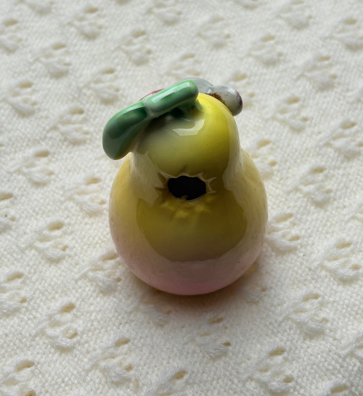Vintage Mouse in Pear Toothpick Holder