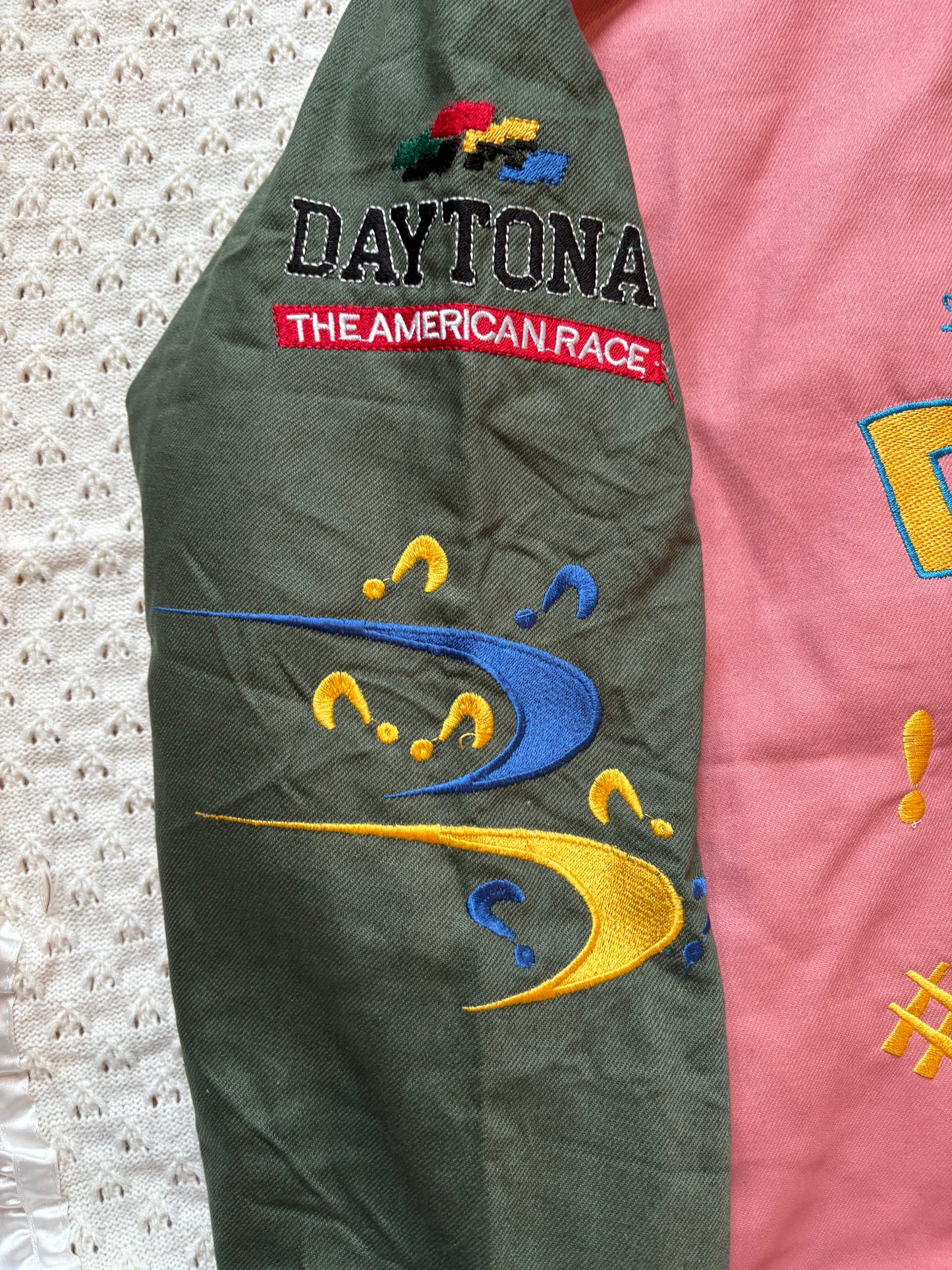 Reworked Donald Duck NASCAR Jacket