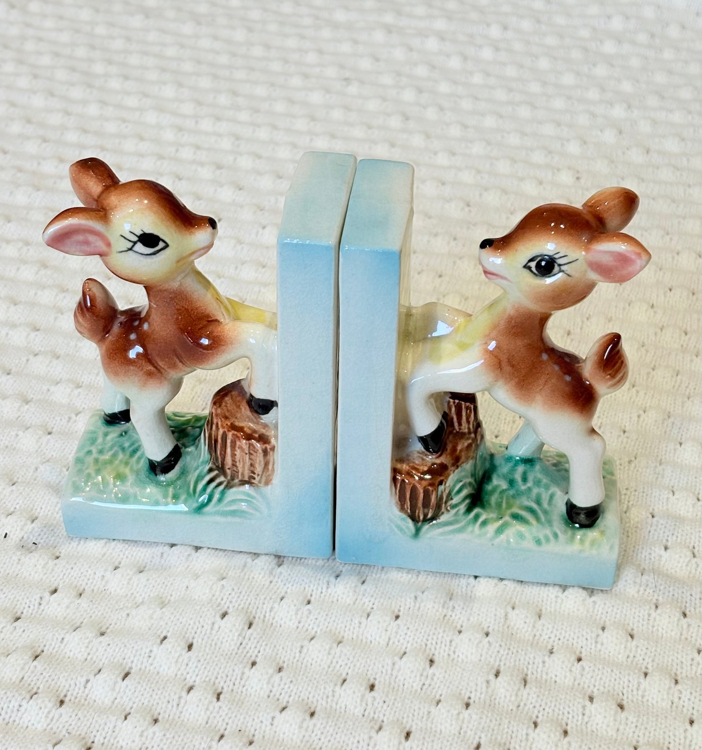 Vintage Fawn Bookends