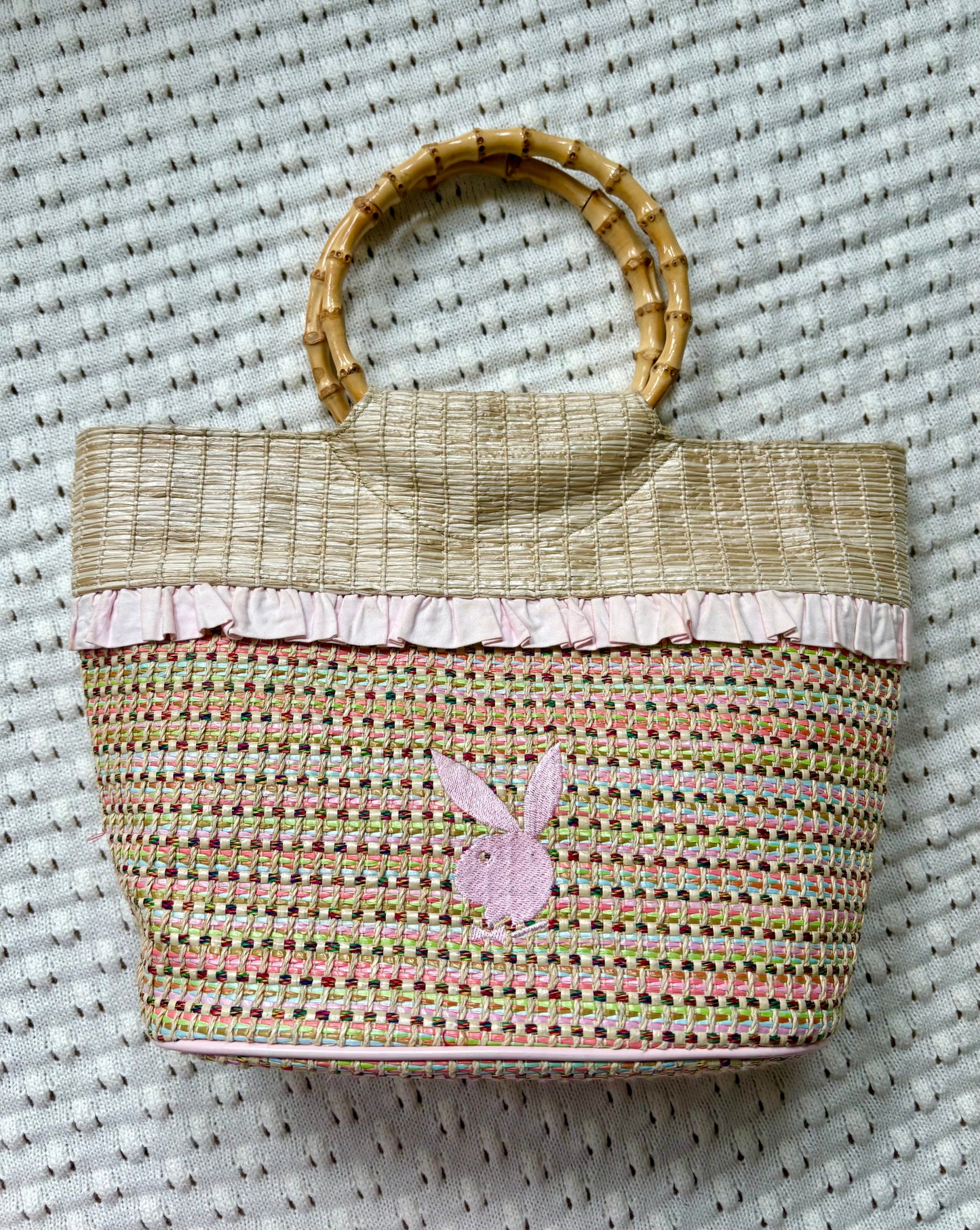Y2K Playboy Beach Bag