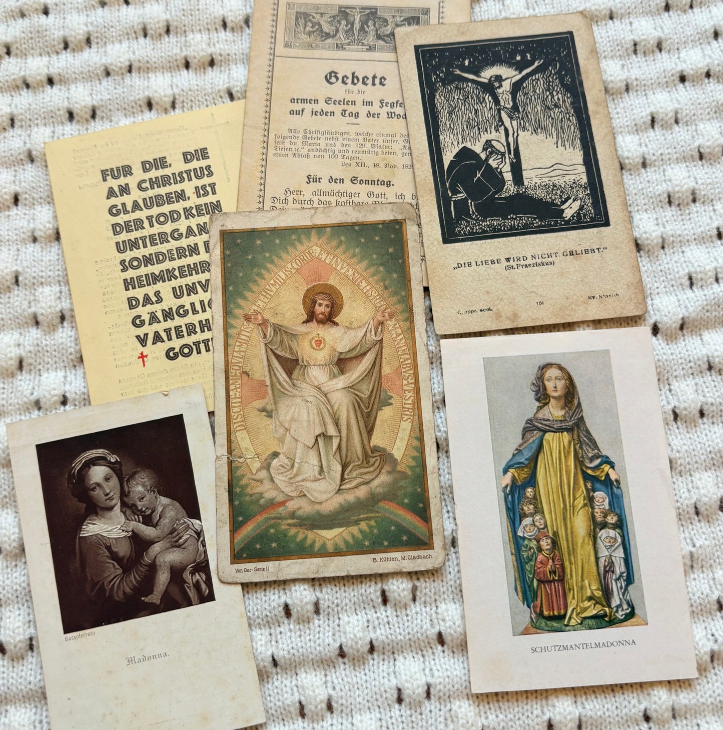 Assortment of Prayer Cards