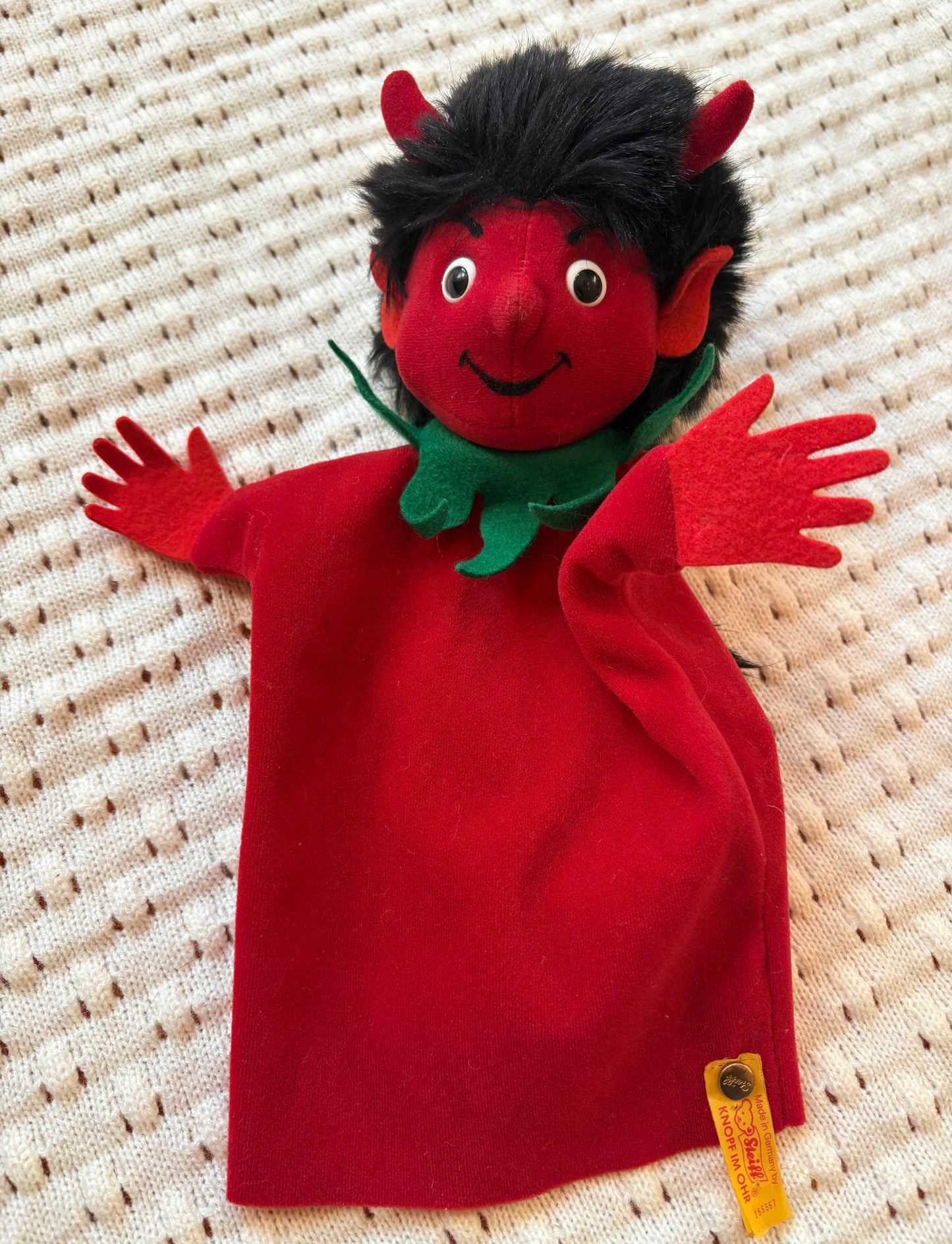 Steiff Red Devil Puppet