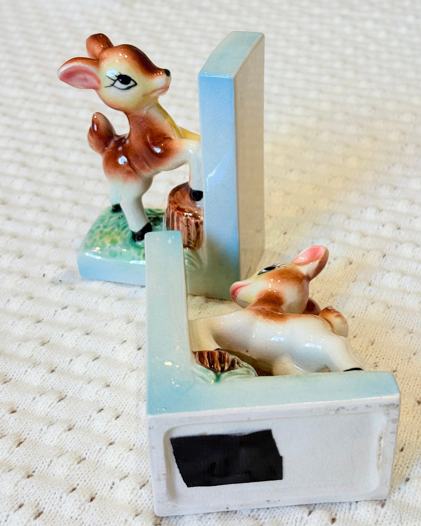 Vintage Fawn Bookends