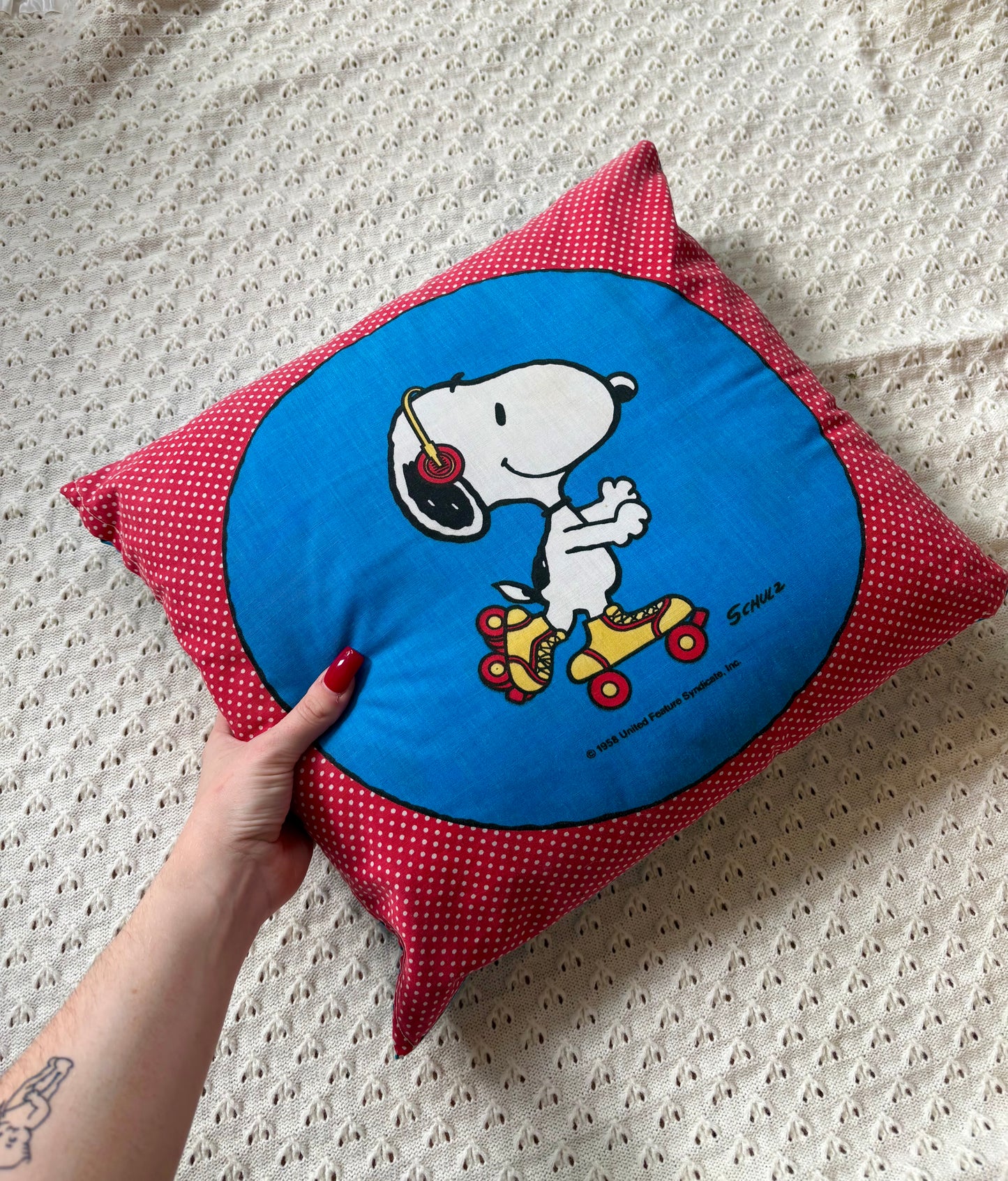 Sporty Snoopy Cushion
