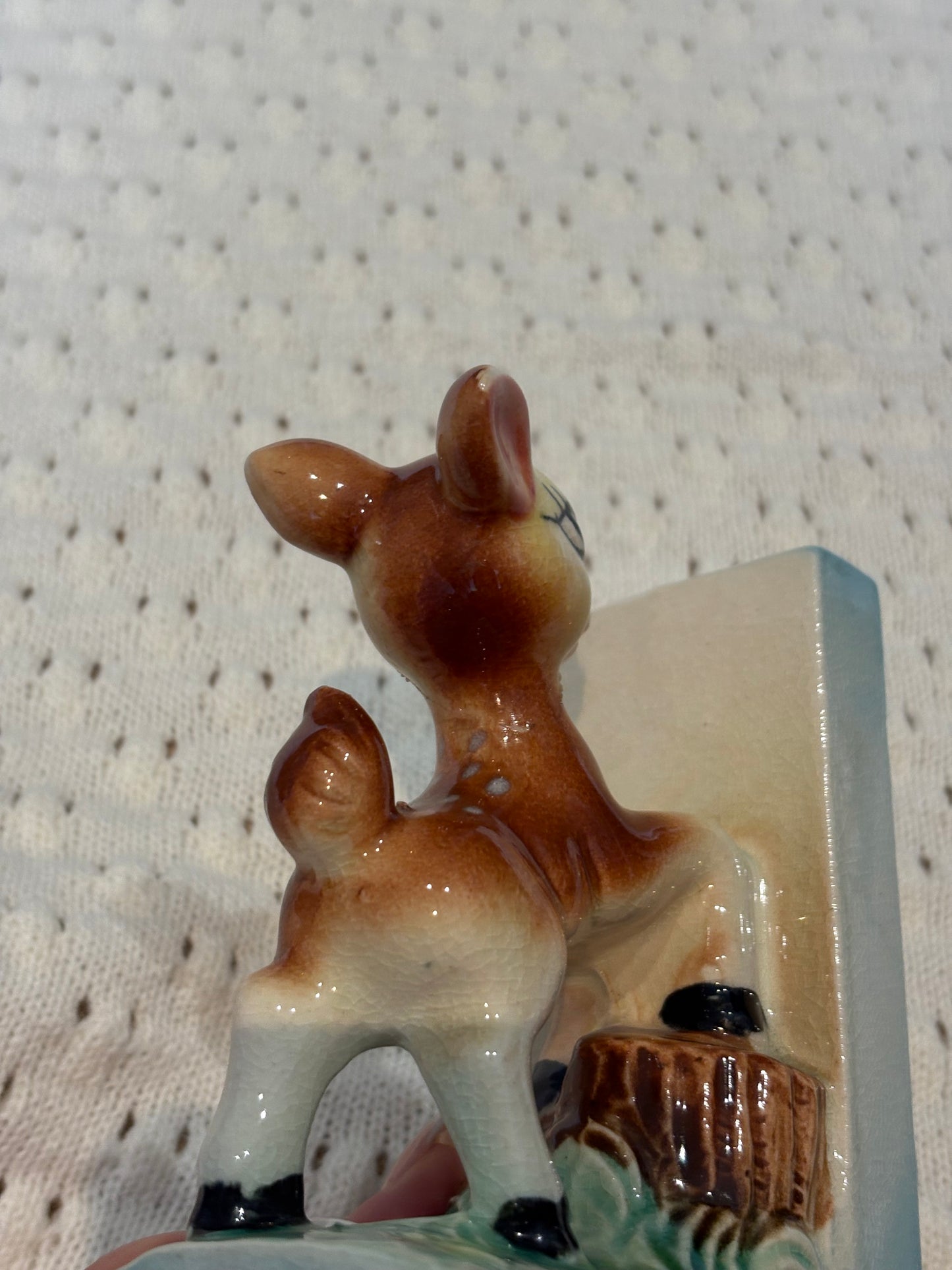 Vintage Fawn Bookends