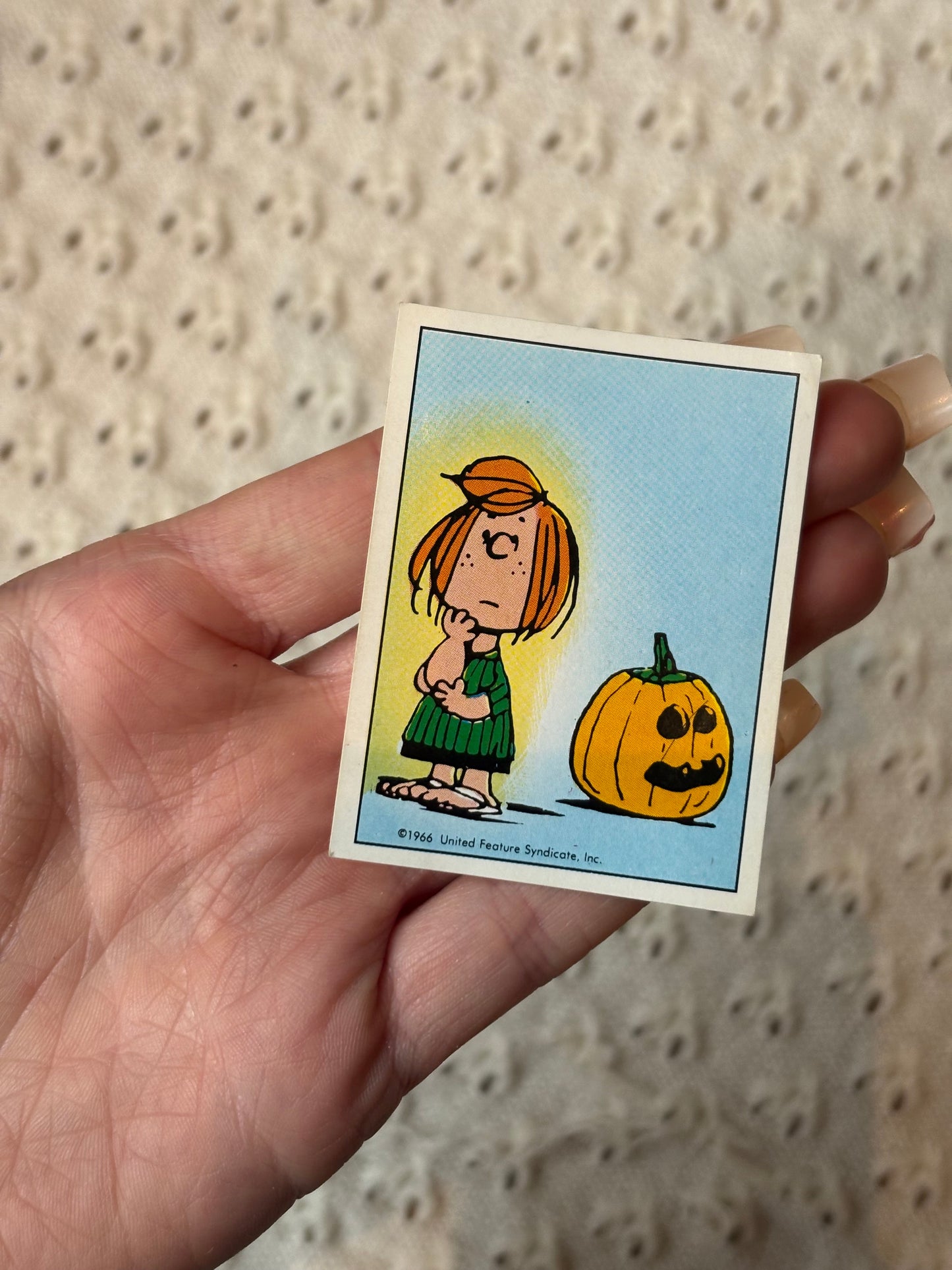 Peanuts Halloween Panini Sticker