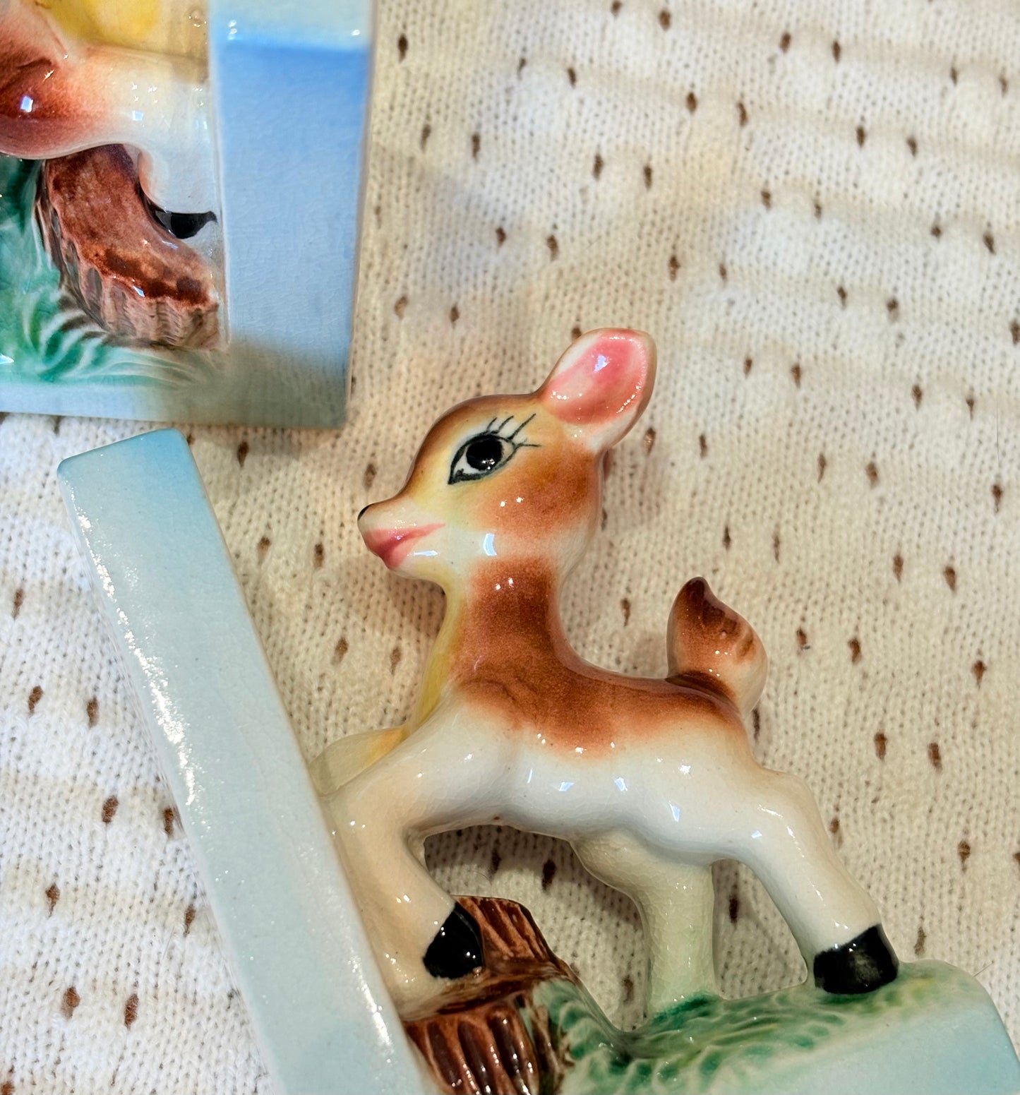 Vintage Fawn Bookends
