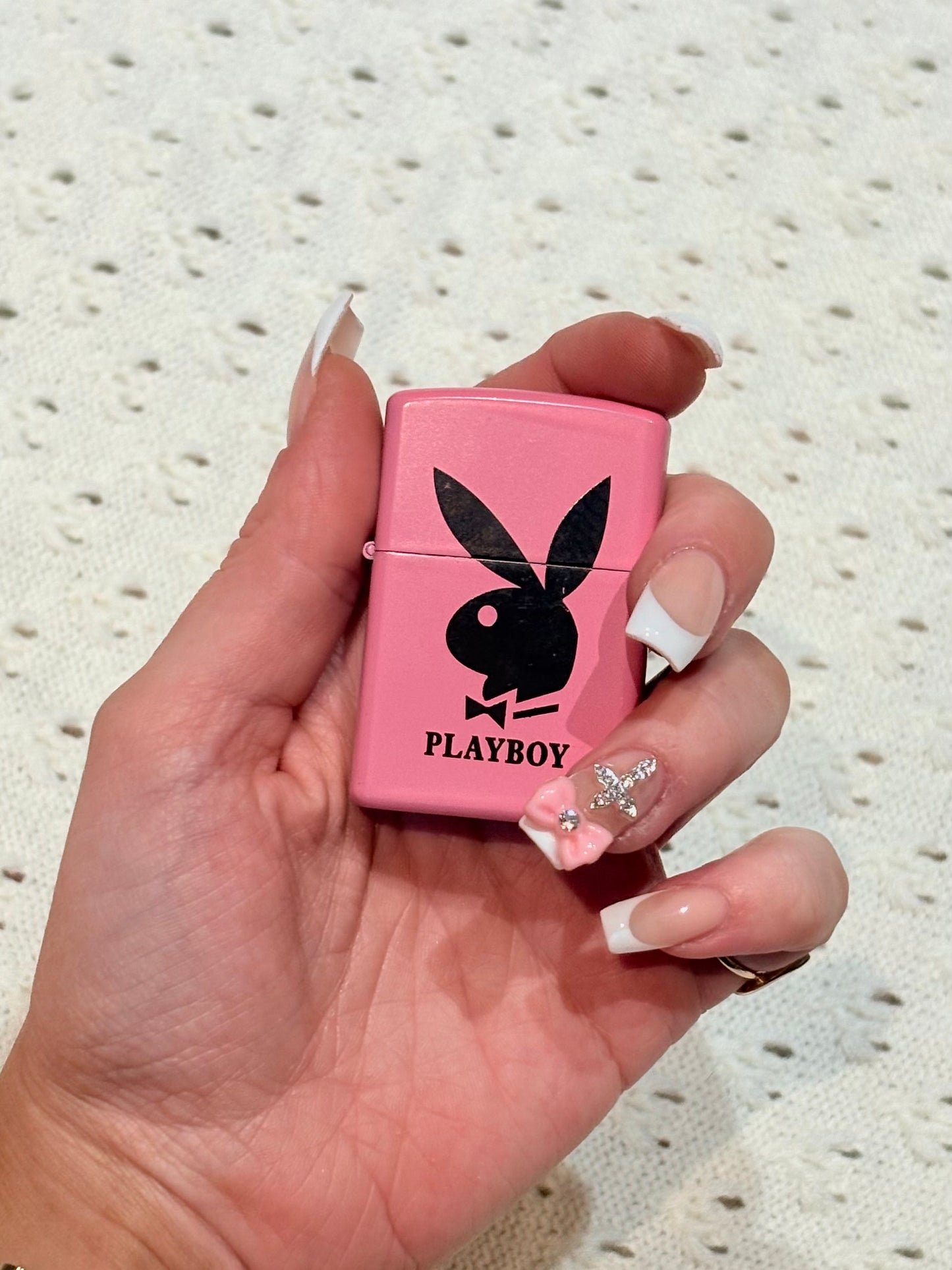Y2K Pink Playboy Lighter