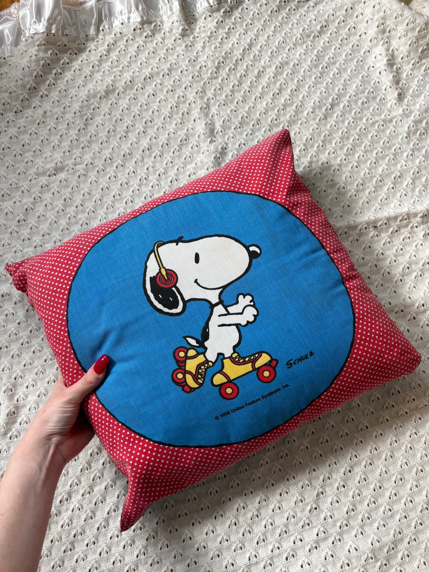 Sporty Snoopy Cushion