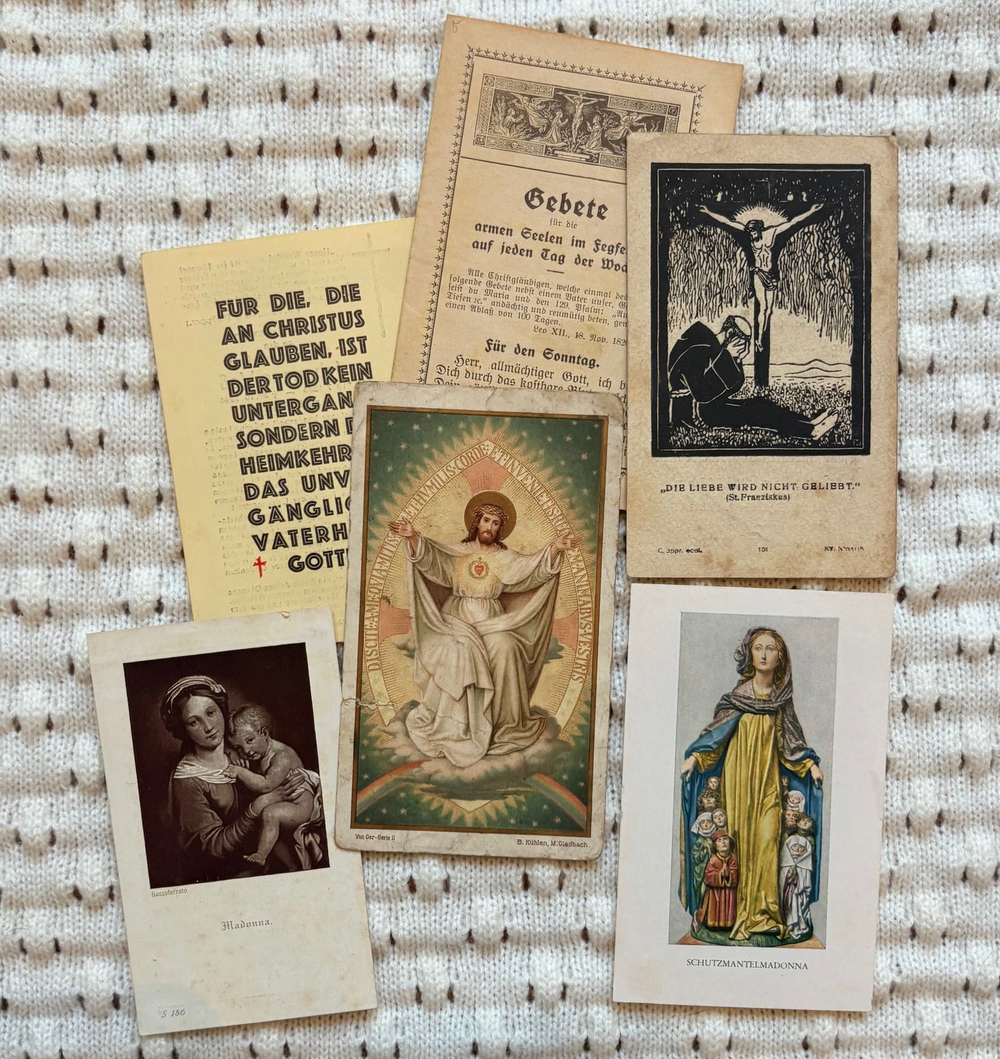 Assortment of Prayer Cards