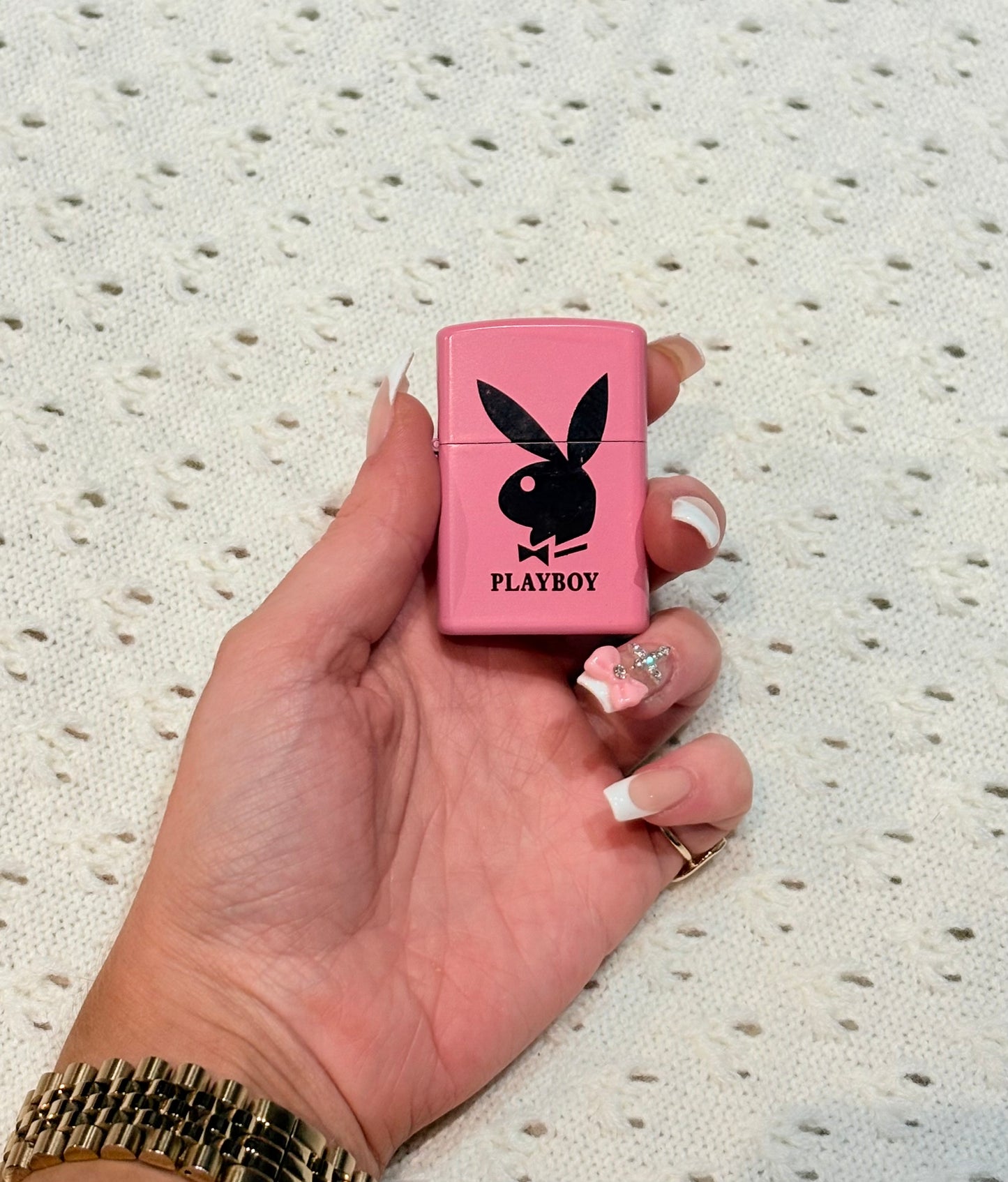 Y2K Pink Playboy Lighter
