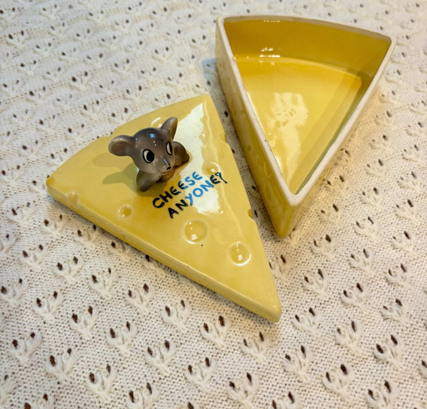 Anthropomorphic Mouse Cheese Dish