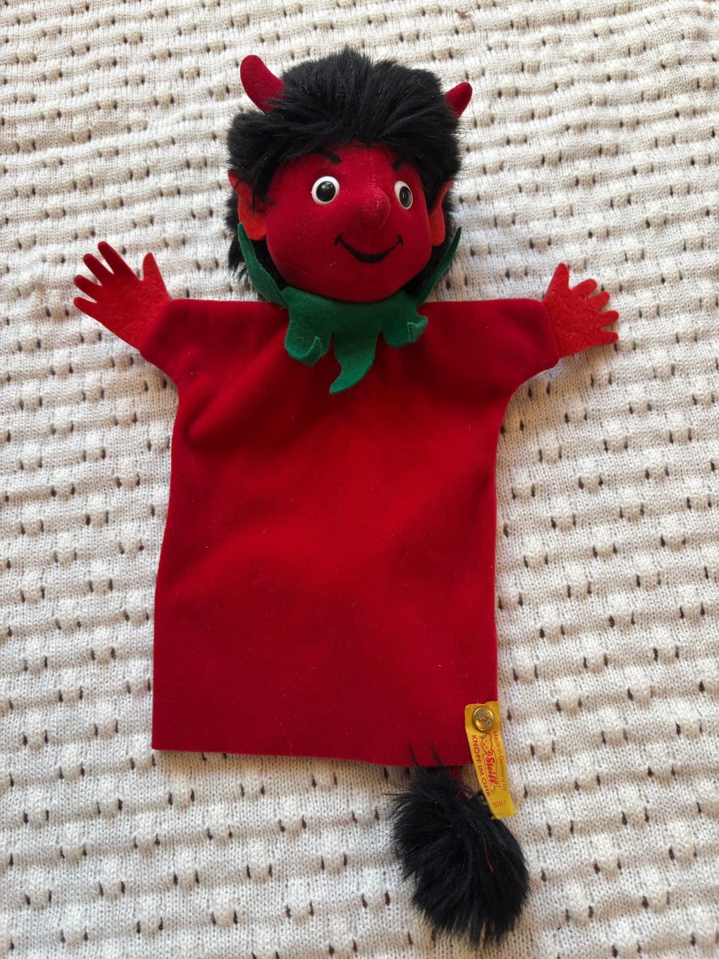 Steiff Red Devil Puppet