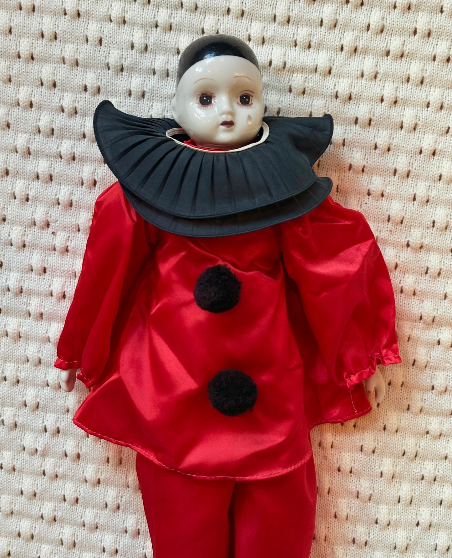 Porcelain Pierrot Doll