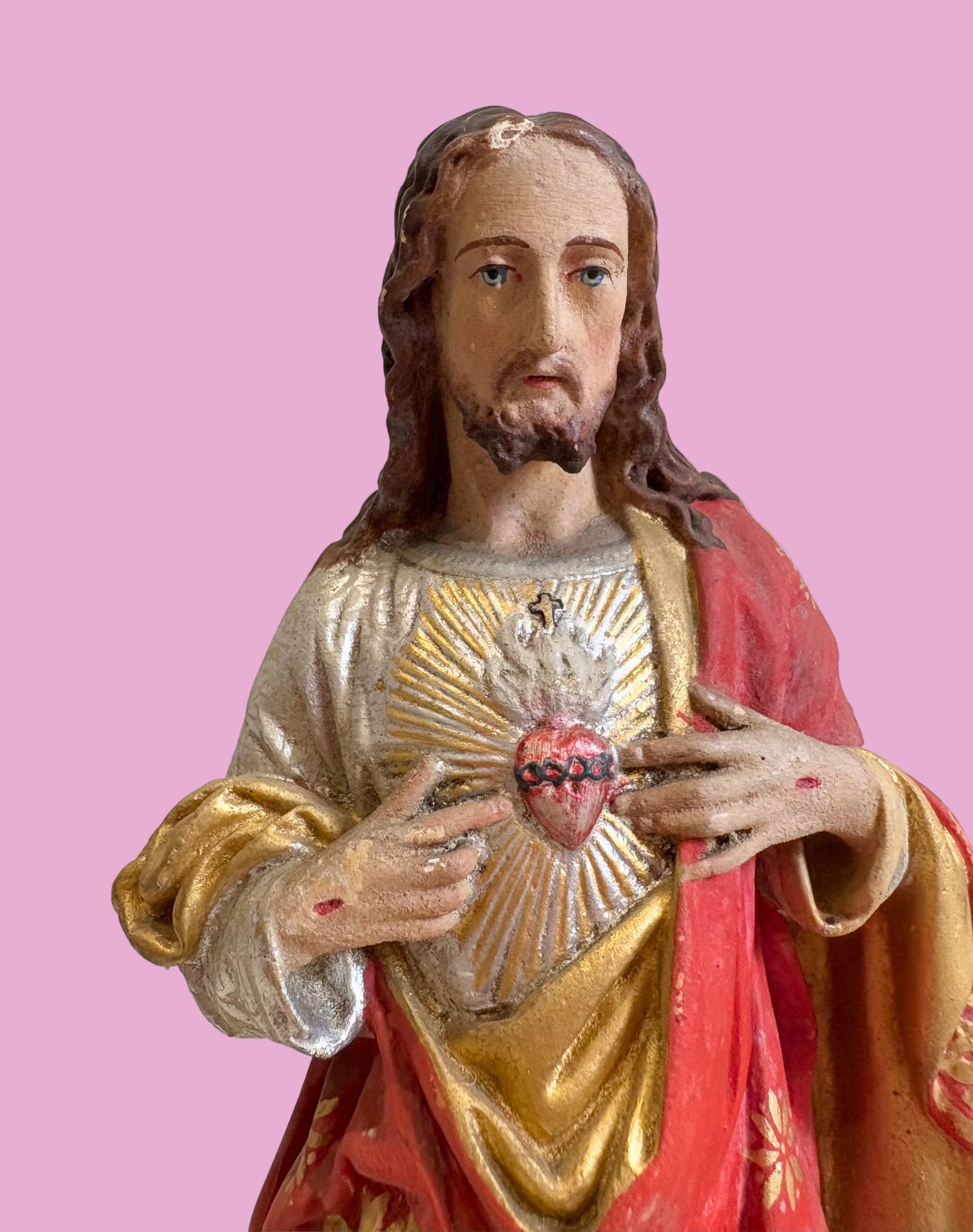 Vintage Jesus Statue