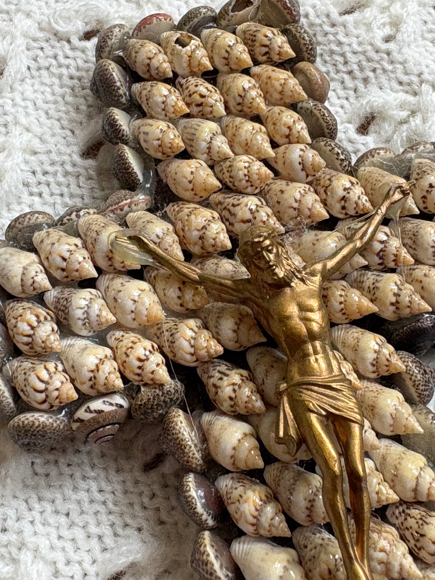 Sea Shell Crucifix
