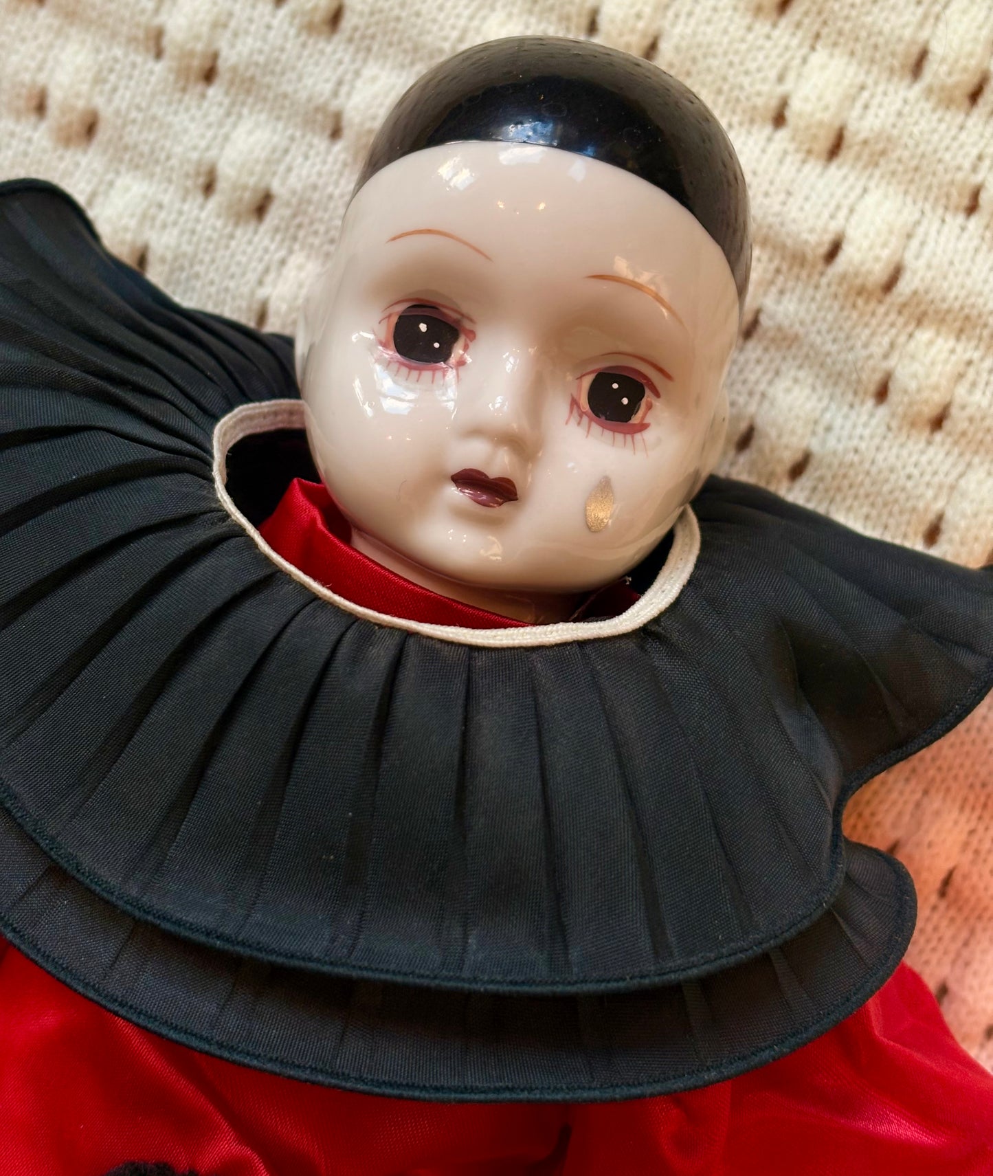 Porcelain Pierrot Doll