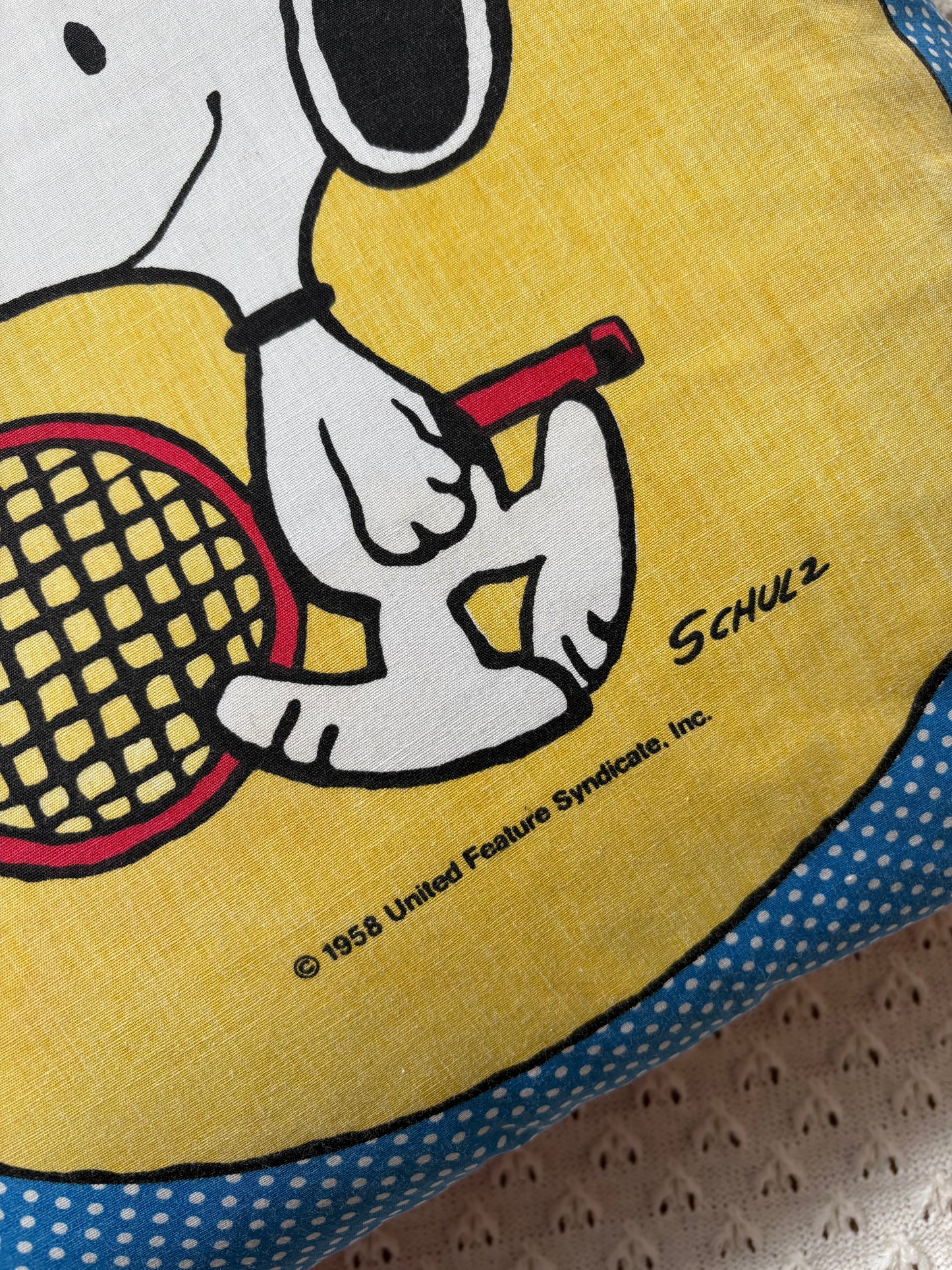 Sporty Snoopy Cushion