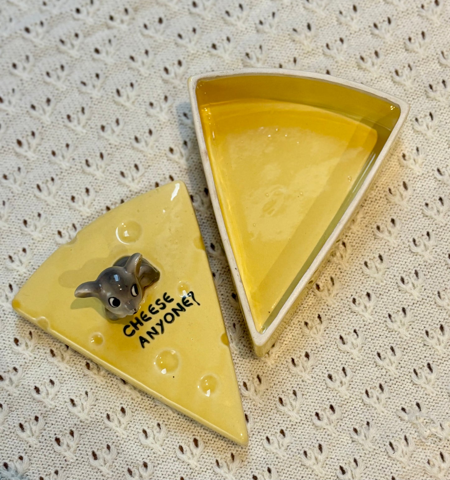 Anthropomorphic Mouse Cheese Dish