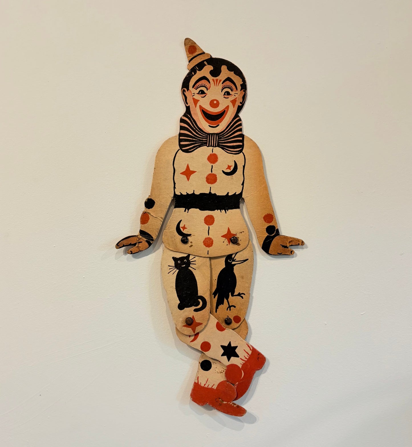 Antique Cardboard Clown