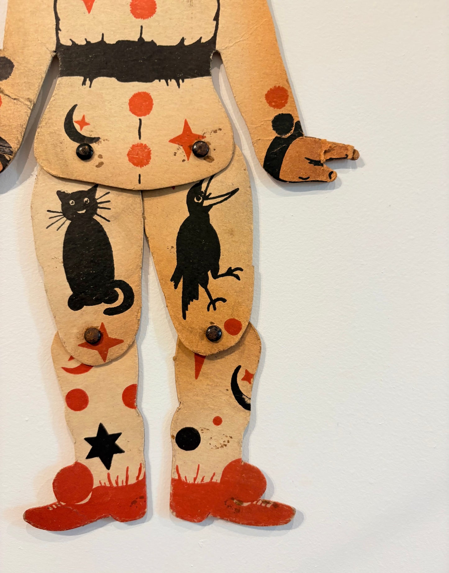 Antique Cardboard Clown