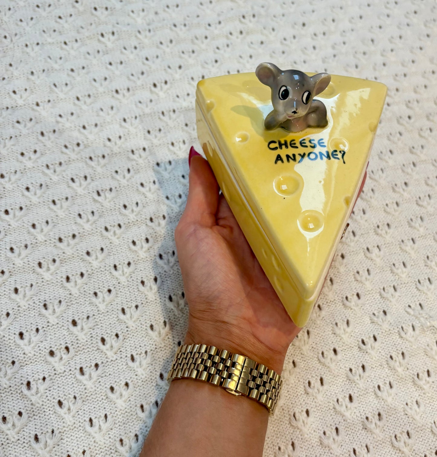 Anthropomorphic Mouse Cheese Dish