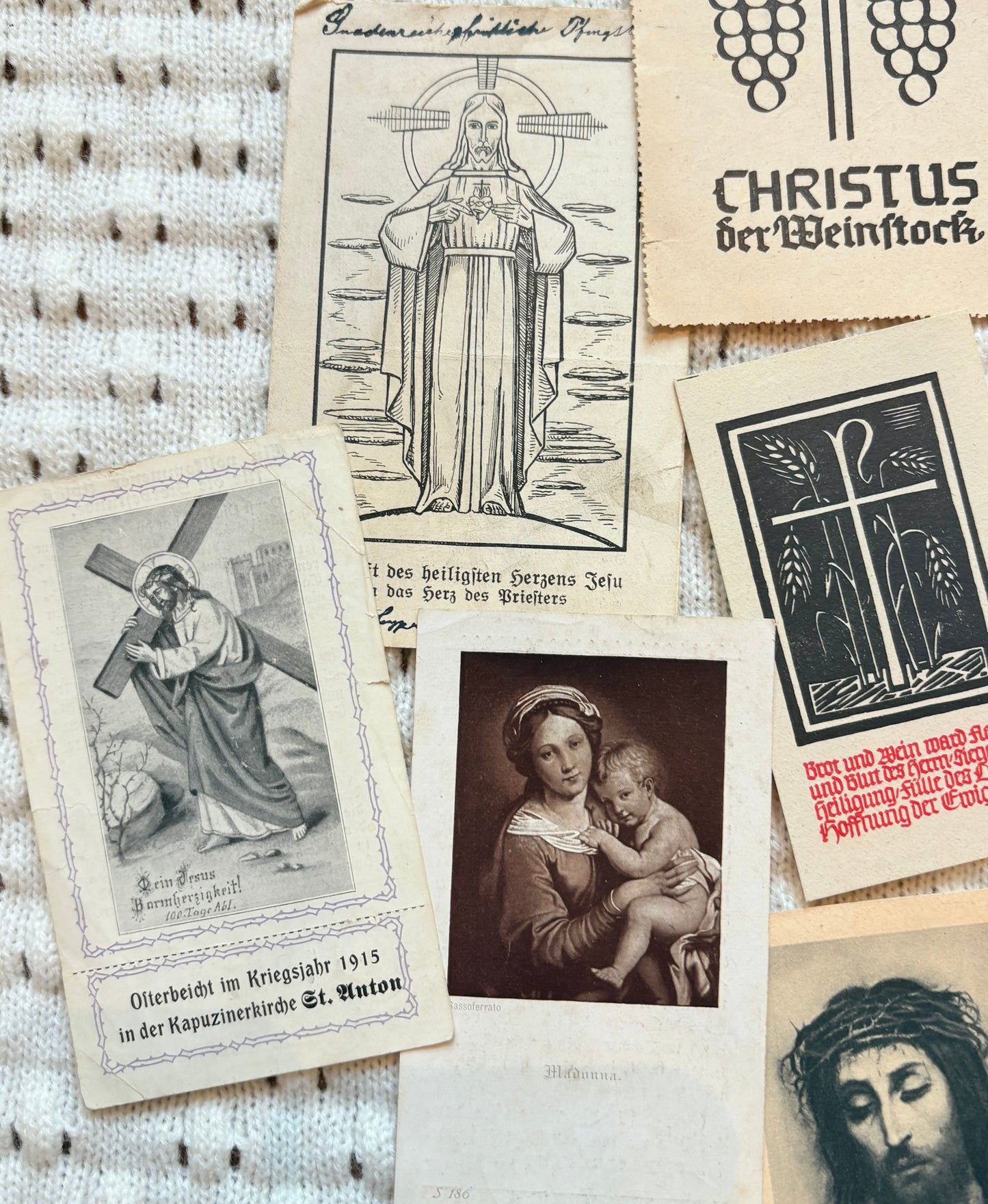 Assortment of Prayer Cards