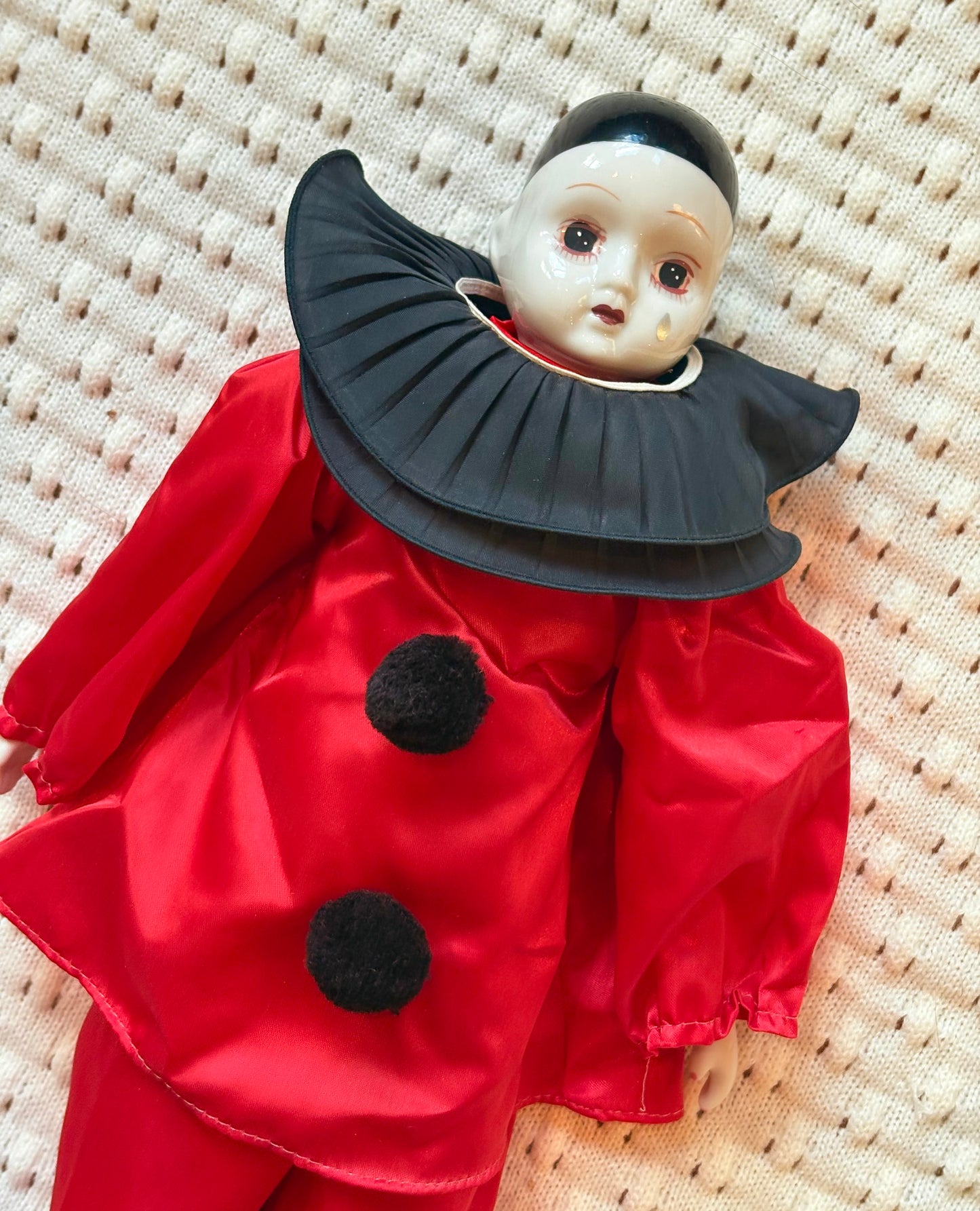 Porcelain Pierrot Doll