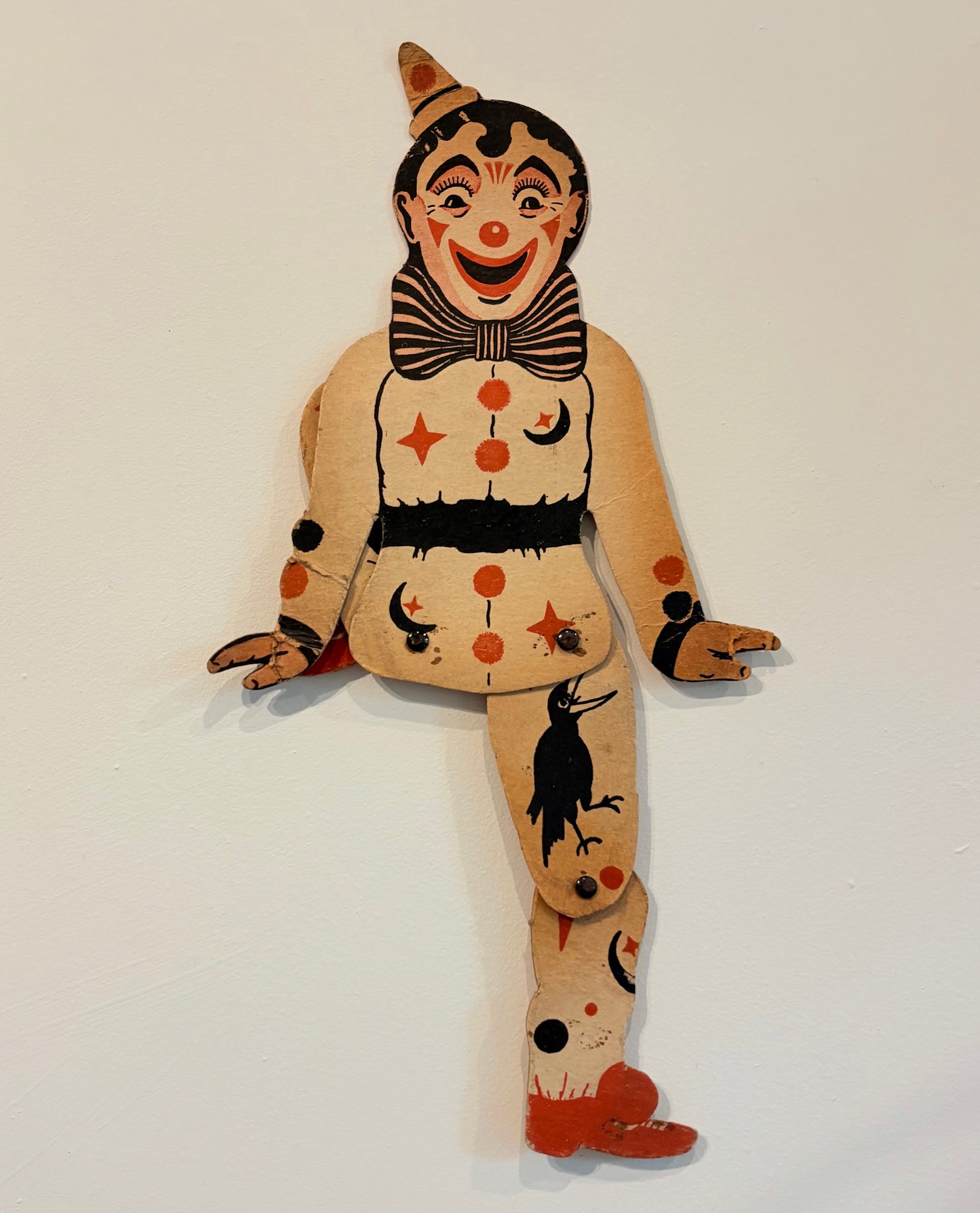 Antique Cardboard Clown