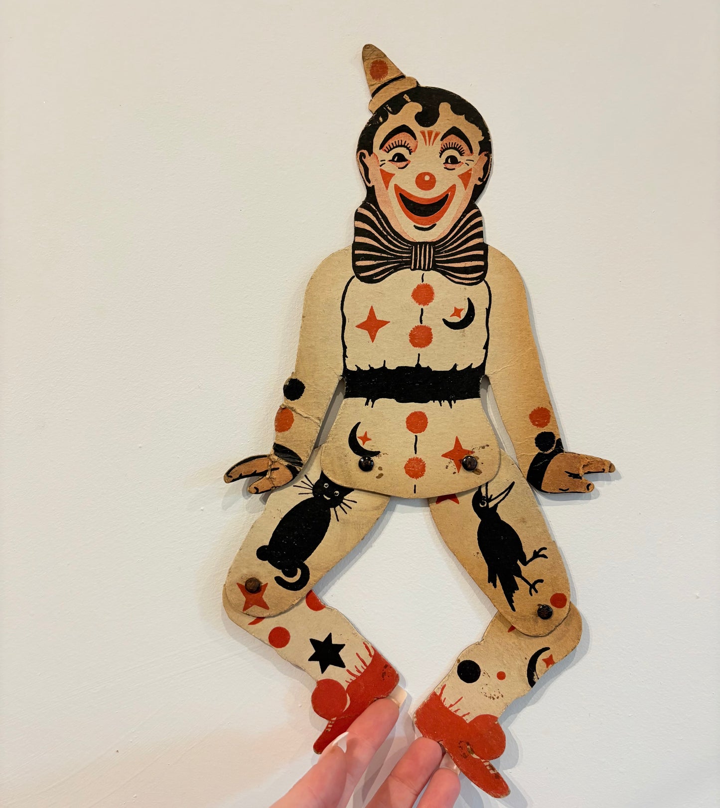 Antique Cardboard Clown