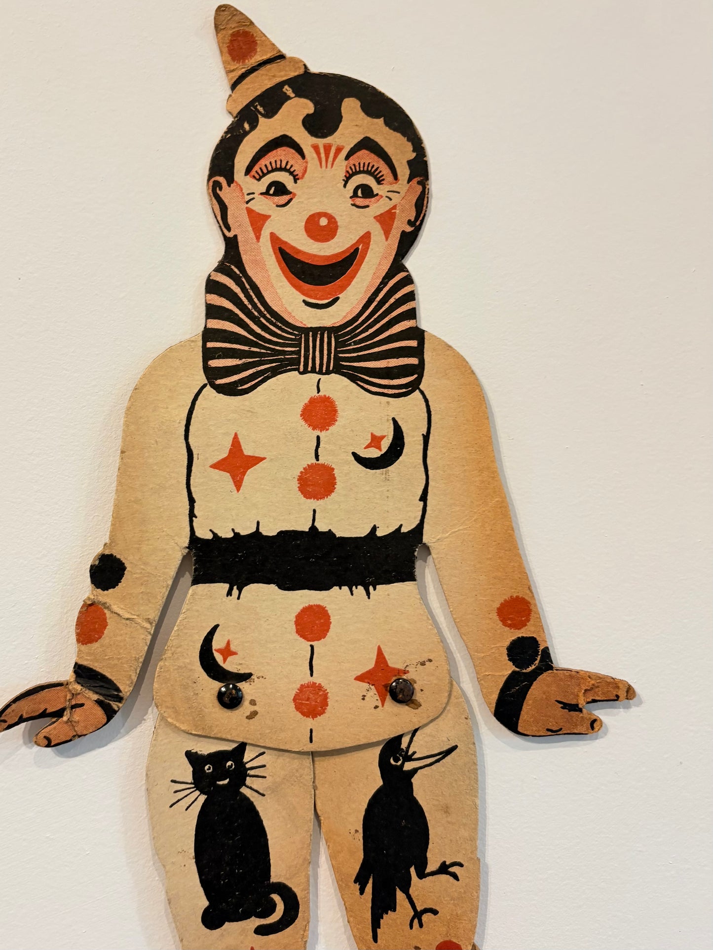 Antique Cardboard Clown