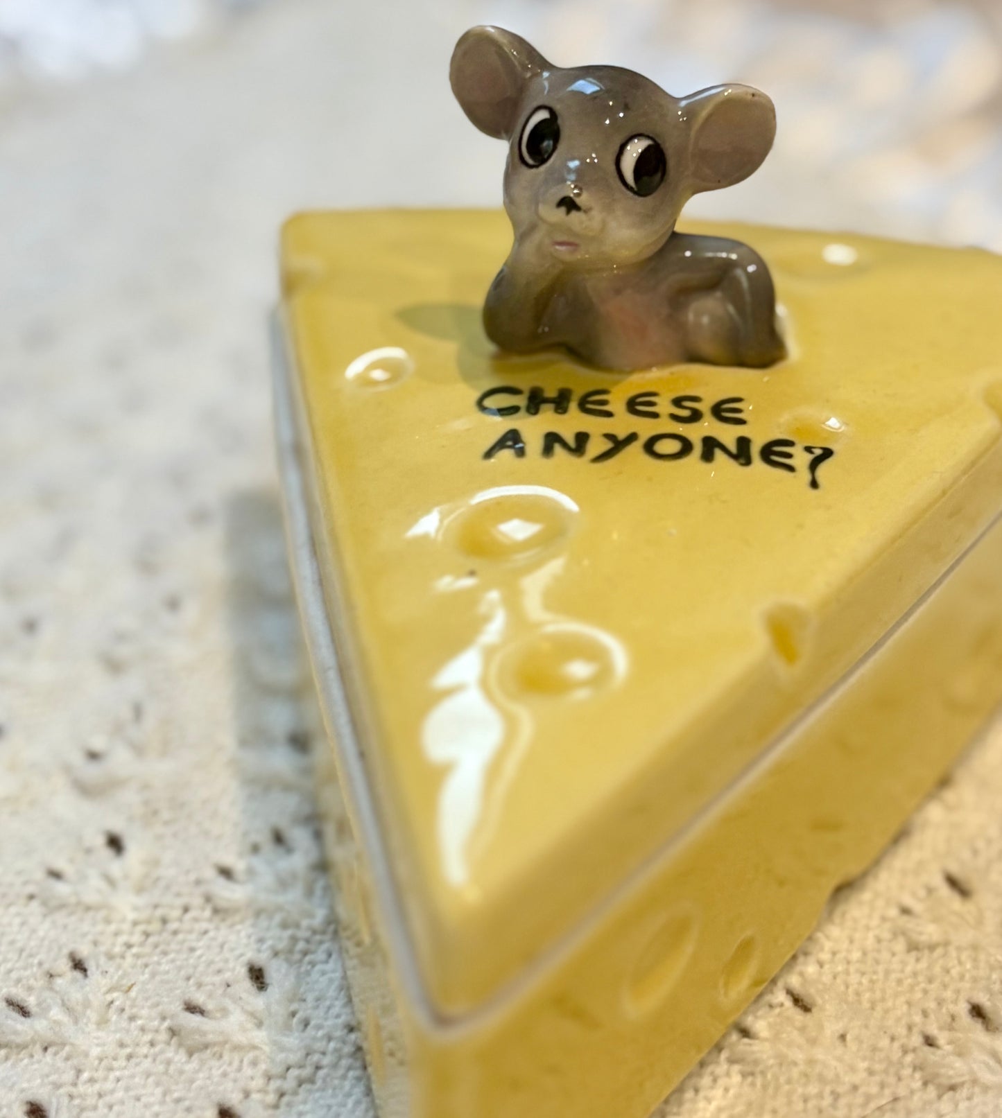Anthropomorphic Mouse Cheese Dish