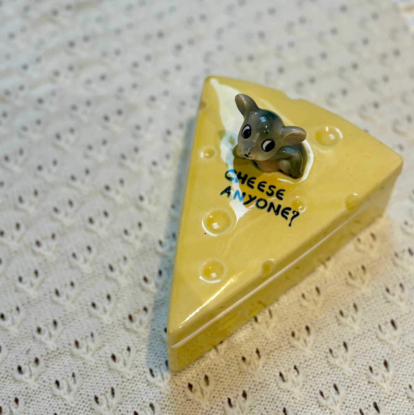 Anthropomorphic Mouse Cheese Dish