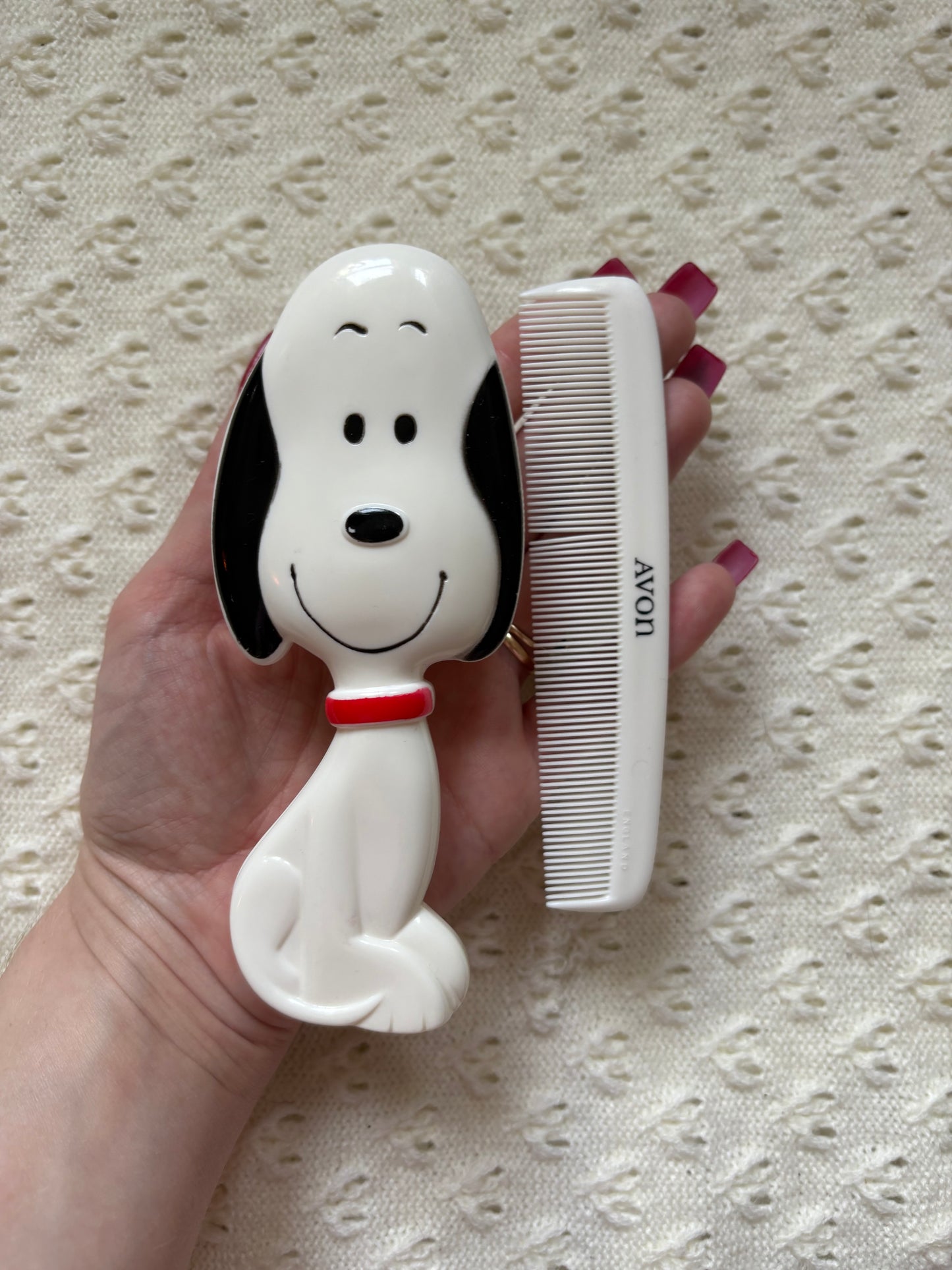 1970 Snoopy X Avon Brush Set