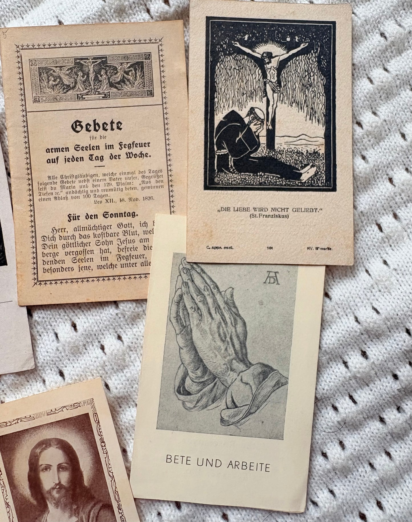 Assortment of Prayer Cards