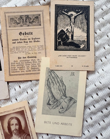 Assortment of Prayer Cards