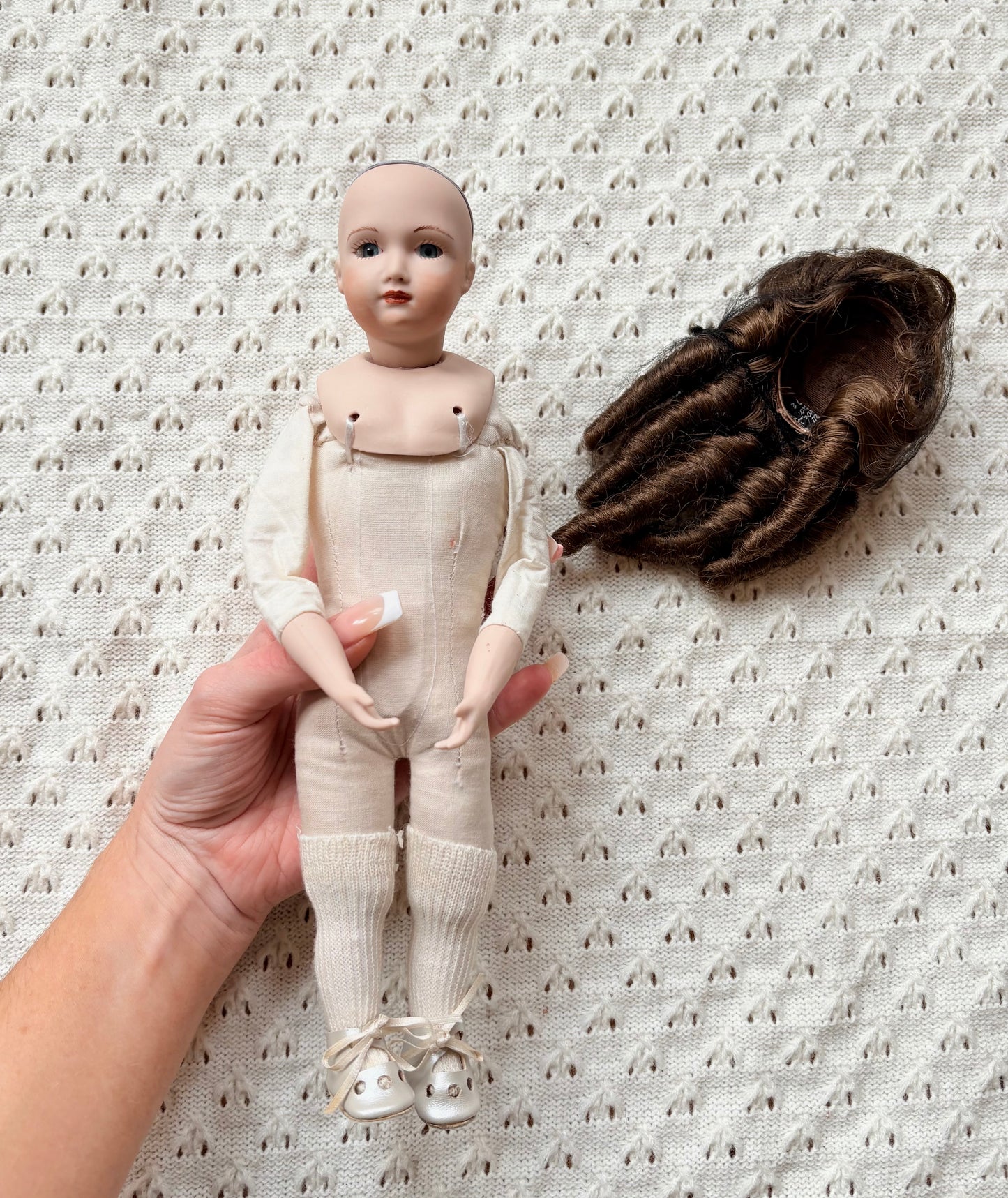 Bisque Cloth Doll