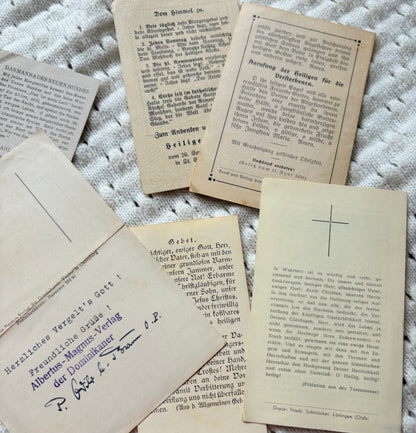 Assortment of Prayer Cards