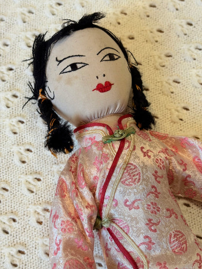 Vintage Japanese Cloth Doll