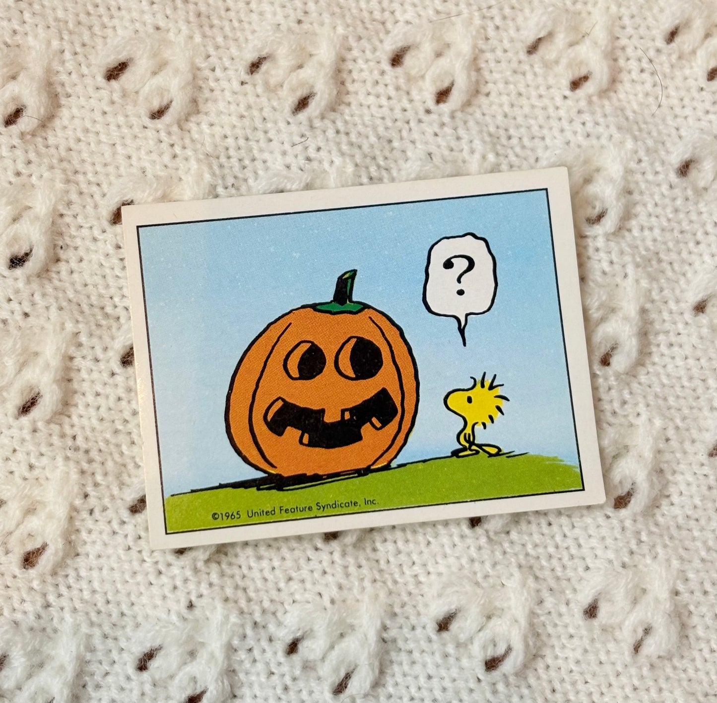 Peanuts Halloween Panini Sticker