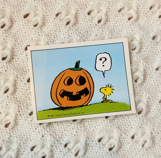 Peanuts Halloween Panini Sticker