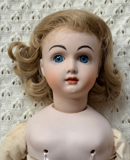 Bisque Cloth Body Doll