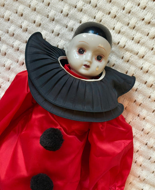 Porcelain Pierrot Doll
