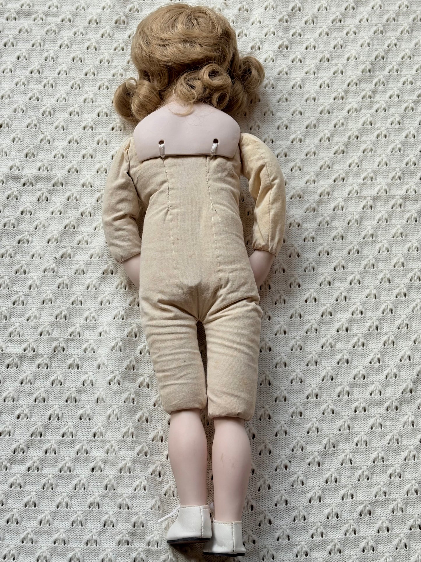 Bisque Cloth Body Doll