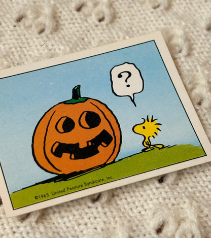 Peanuts Halloween Panini Sticker