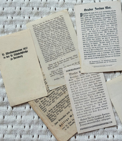 Assortment of Prayer Cards