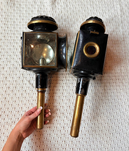 Pair of Gilchrist & Son Carriage Lamps